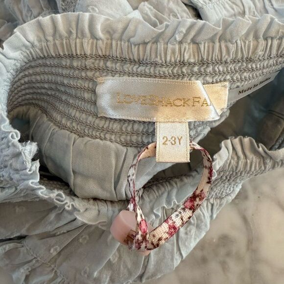 NWOT LOVESHACKFANCY BUE BILLIE SKIRT 2-3YR - Picture 3 of 3